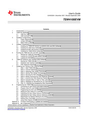 Texas Instruments TSW4100EVM User Manual