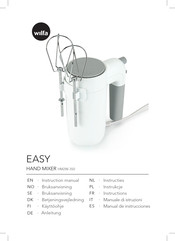 Wilfa EASY HM2W-350 Instruction Manual