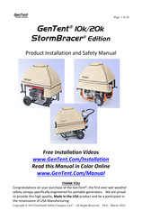 GenTent StormBracer 20k Product Installation And Safety Manual