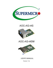 Supermicro AOC-AG-i4S User Manual