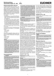 EUCHNER 094422 Operating Instructions Manual