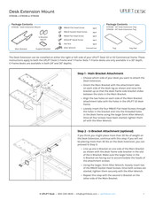 Uplift Desk STR036 Instructions