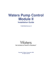 Waters Pump Control Module II Installation Manual