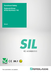 Pepperl+Fuchs SIL KFD2-SLD-Ex2.1045 Manual
