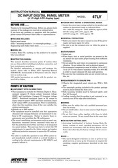M-System 47LV Instruction Manual