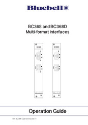 Bluebell BC368D Operation Manual