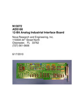 Nova ADS168 Instruction Manual