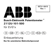 ABB 2112U-101-500 Manual