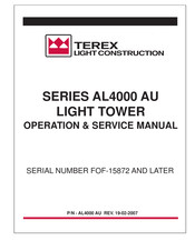 Terex AL4000 AU Series Operation & Service Manual