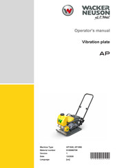 Wacker Neuson AP1840 Series Operator's Manual