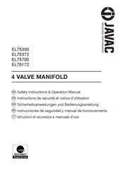 JAVAC EL75300 Safety Instructions & Operation Manual