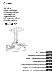 Canon RS-CL11 Installation Manual