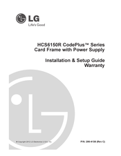 LG CodePlus HCS6150R Series Installation & Setup Manual