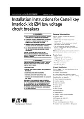 Eaton IZM Series Installation Instructions
