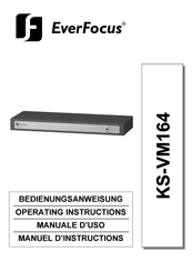 EverFocus KS-VM164 Operating Instructions Manual