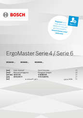 Bosch ErgoMaster 4 Series User Manual