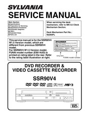 Sylvania SSR90V4 Service Manual