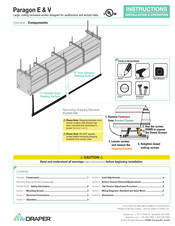 Draper Paragon E Instructions Manual