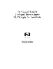 HP NC1020 User Manual
