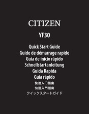 Citizen YF30 Quick Start Manual