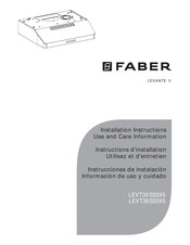 Faber LEVT36SS395 Installation Instructions Manual