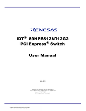 Renesas IDT 89HPES12NT12G2 User Manual