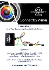 Connects2 Connects2Vision CAM-LR2-AD Manual