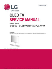 LG OLED77W8PVA Service Manual