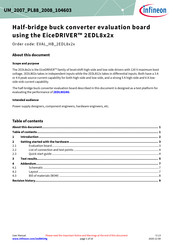 Infineon EVAL HB 2EDL8 2 Series User Manual