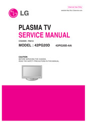 LG 42PG20D Service Manual