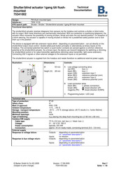 Berker 75341002 Technical Documentation Manual