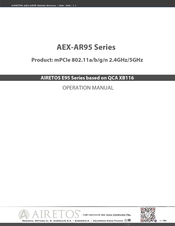 AIRETOS AEX-AR95 Series Operation Manual