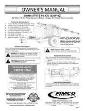 Fimco 5301192 Owner's Manual