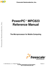 Freescale Semiconductor PowerPC MPC823 Reference Manual
