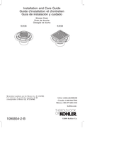 Kohler K-9135 Installation And Care Manual