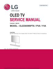 LG OLED65W8YVA Service Manual