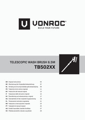 VONROC TB502 Series Original Instructions Manual