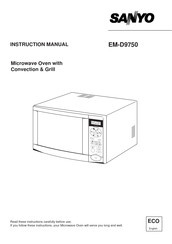 Sanyo EM-D9750 Instruction Manual