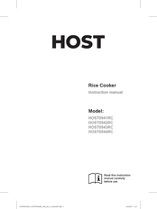 Host HOST0942RC Instruction Manual