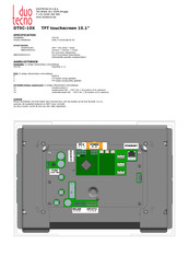 DUOTECNO DT0C-10X Quick Start Manual