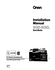 Onan BGEL Installation Manual
