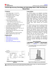 Texas Instruments TPS3703 Manual