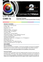 Connects2 Vision CAM-16 User Manual