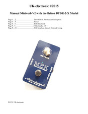 UK-electronic Miniverb MEK Sounddesign Manual