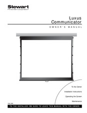 Stewart Audio Luxus Communicator Owner's Manual