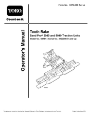 Toro 08751 Operator's Manual