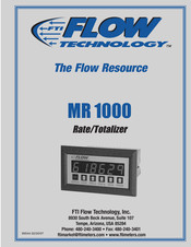 FTI MR 1000 Manual