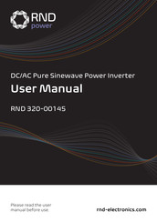 RND power SN-1000LCD User Manual
