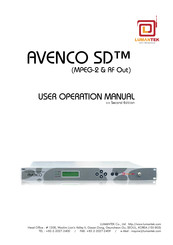 Lumantek Avenco SD MPEG-2 User's Operation Manual