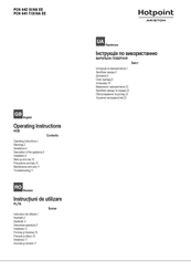 Hotpoint Ariston PCN 642 IX/HA EE Operating Instructions Manual